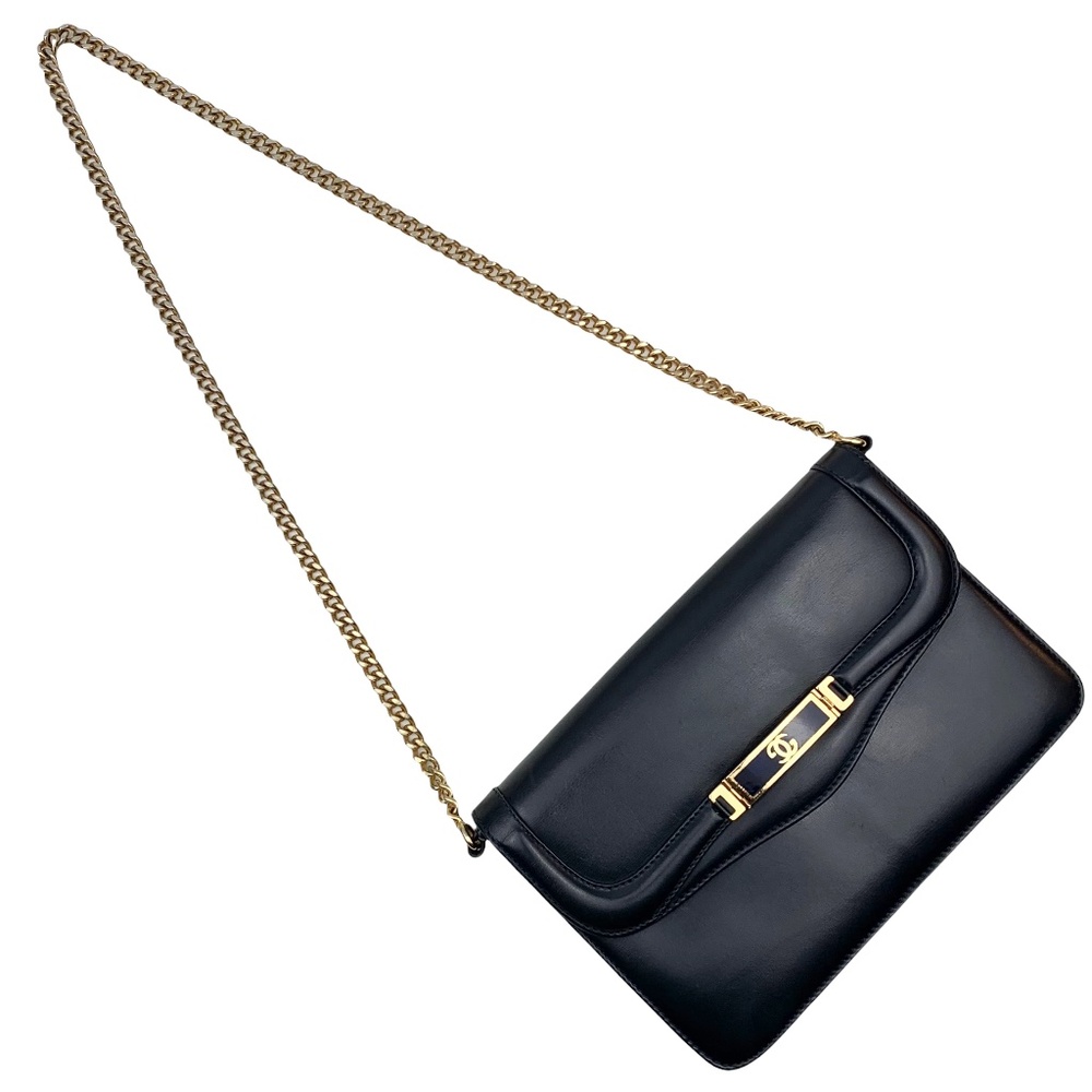 GUCCI Vintage Leather Shoulder Bag - Picture 1 of 12